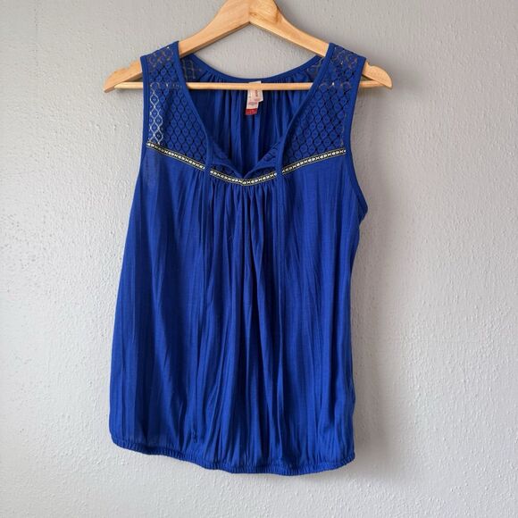 No Boundaries Bundle 2 Blouse Women’s Junior’s L 11-13 Sleeveless V Neck - Picture 10 of 16